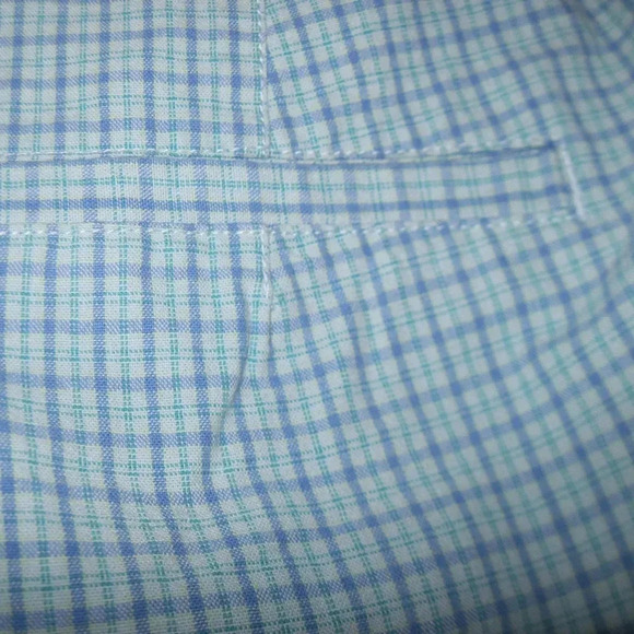 NWT GLORIA VANDERBILT Plaid Belted Shorts Size 8 - Picture 6 of 6